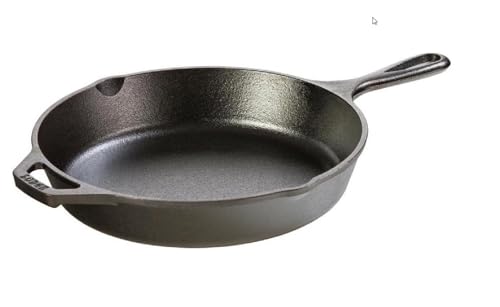 Lodge 10.25 Inch Cast Iron Skillet – Pre-Seasoned Frying Pan