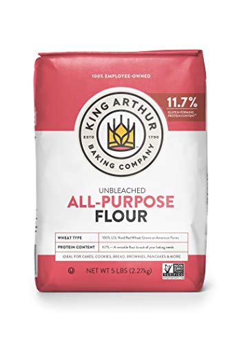 King Arthur Baking Unbleached All-Purpose Flour: Premium 5 lbs Baking