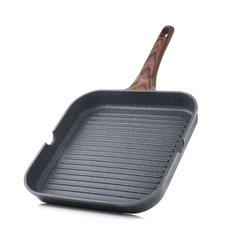 SENSARTE Nonstick Grill Pan for Stove Tops, Versatile Griddle with
