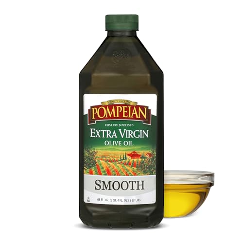 Pompeian Smooth Extra Virgin Olive Oil, Contains Polyphenols, First Cold