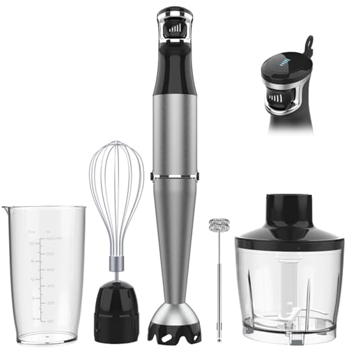 Immersion Blender Handheld Corded Hand Blenders Set 1100W, Trigger Variable