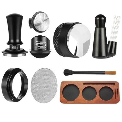 7 PCS Espresso Accessories,51mm Espresso Tamper Tools,WDT Tool Espresso Machine