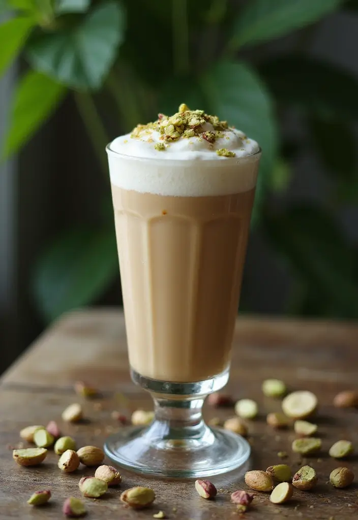30 Blended Coffee Drinks That Taste Like a Treat - 14. Pistachio Coffee Cream
