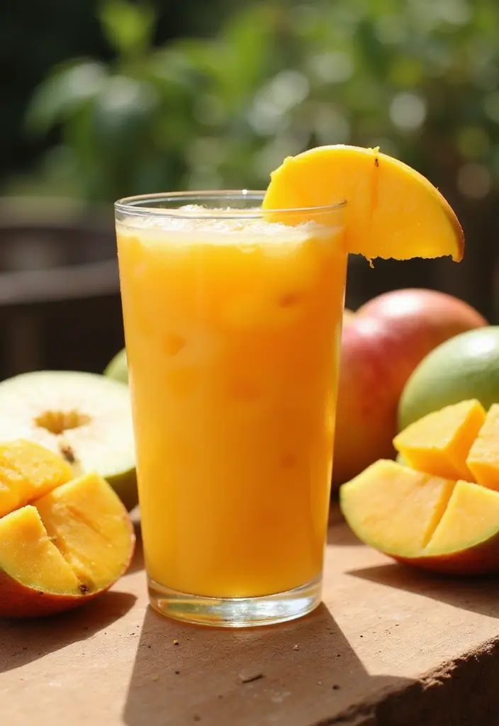 30 Blended Coffee Drinks That Taste Like a Treat - 22. Mango Coffee Cooler