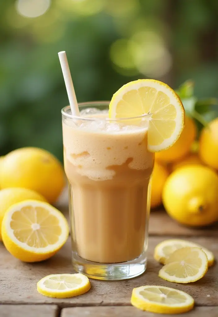 30 Blended Coffee Drinks That Taste Like a Treat - 28. Lemon Coffee Spritzer
