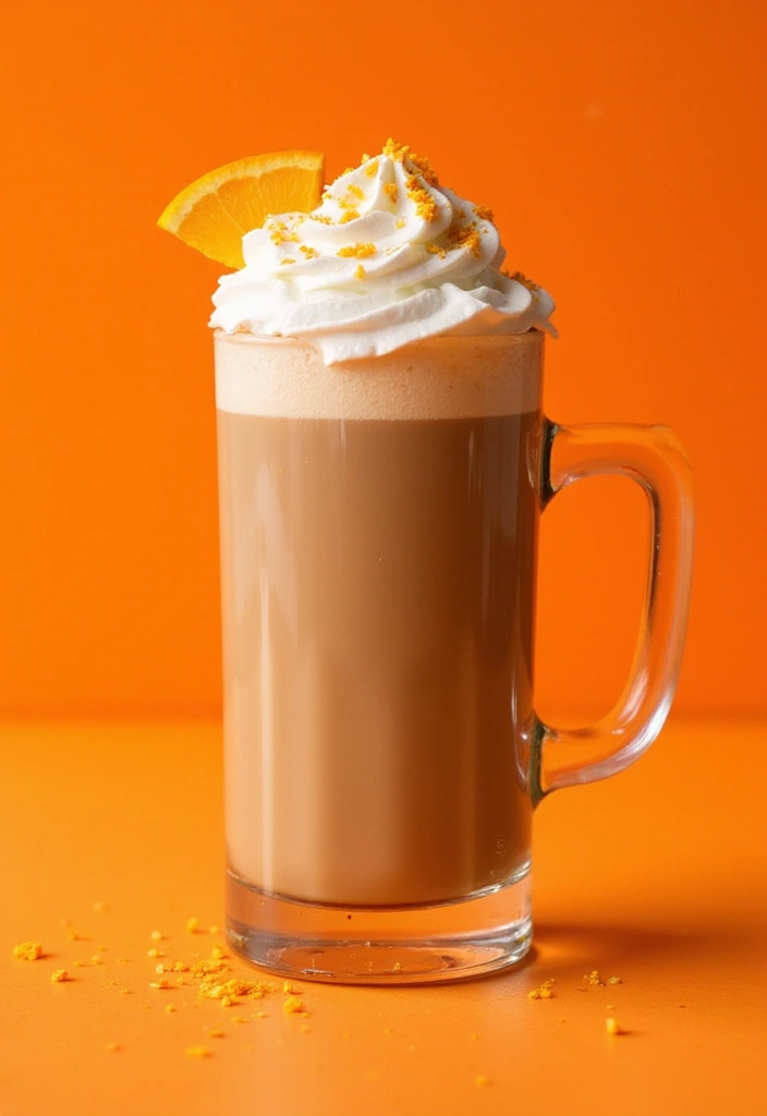 30 Blended Coffee Drinks That Taste Like a Treat - 29. Orange Mocha Cream Coffee