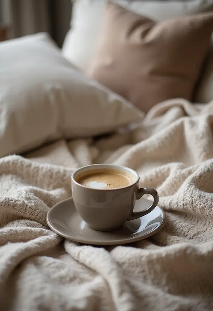 30 Captions for Coffee Ideas Perfect for Instagram - 26. 'Caffeine kicks and cozy vibes.'
