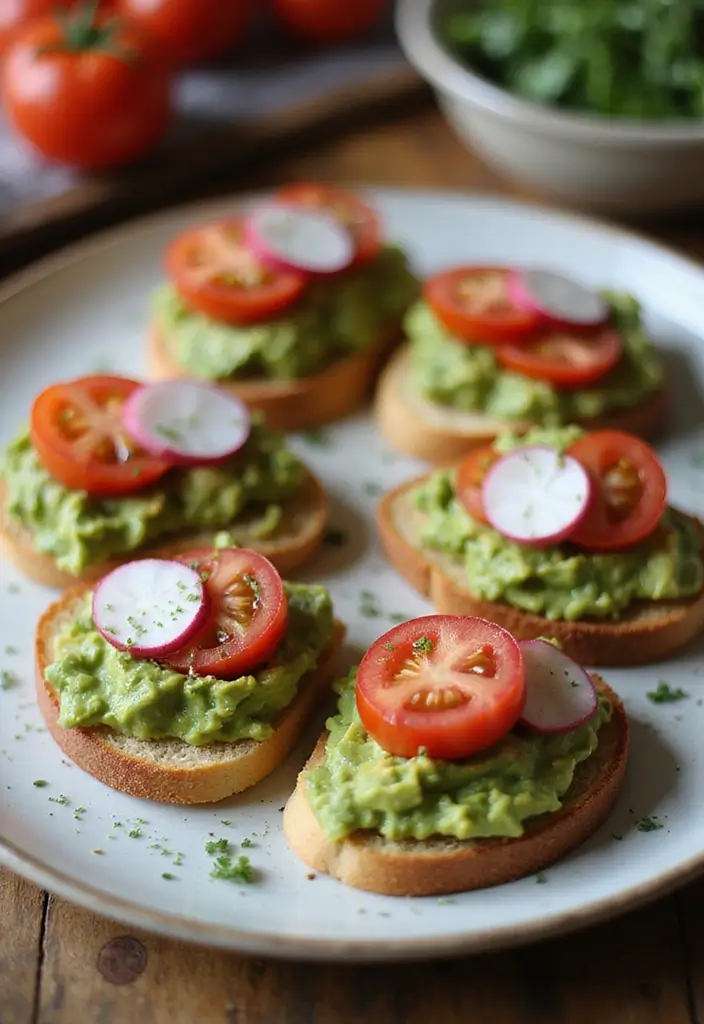 30 Coffee Break Simples That Brighten Any Workday 2 30 Coffee Break Simples That Brighten Any Workday - 2. Mini Avocado Toasts