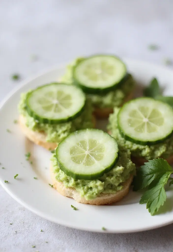 30 Coffee Break Simples That Brighten Any Workday 23 30 Coffee Break Simples That Brighten Any Workday - 23. Cucumber Sandwiches