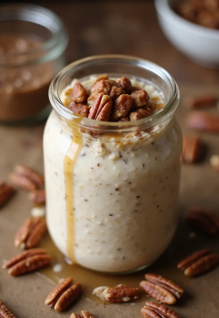 30 Coffee Break Simples That Brighten Any Workday 30 30 Coffee Break Simples That Brighten Any Workday - 30. Maple Pecan Overnight Oats