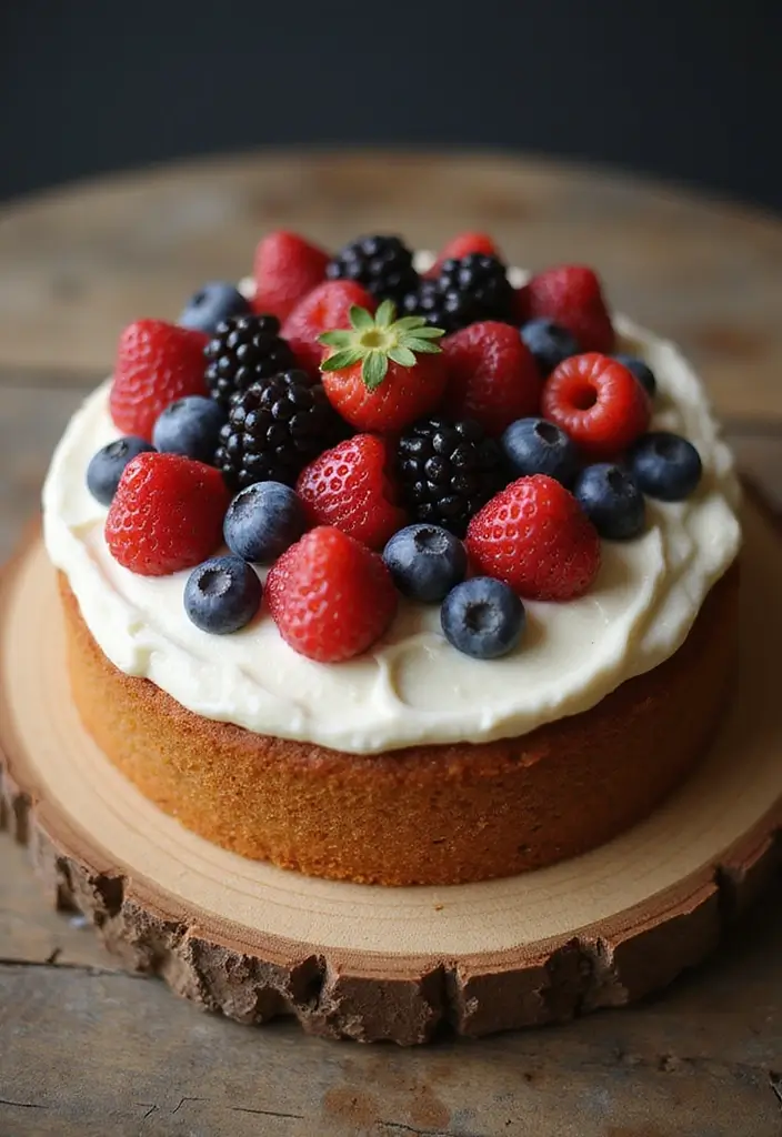 30 Coffee Cake Decoration Ideas That Look Professional 5 30 Coffee Cake Decoration Ideas That Look Professional - 5. Fruit Garnish