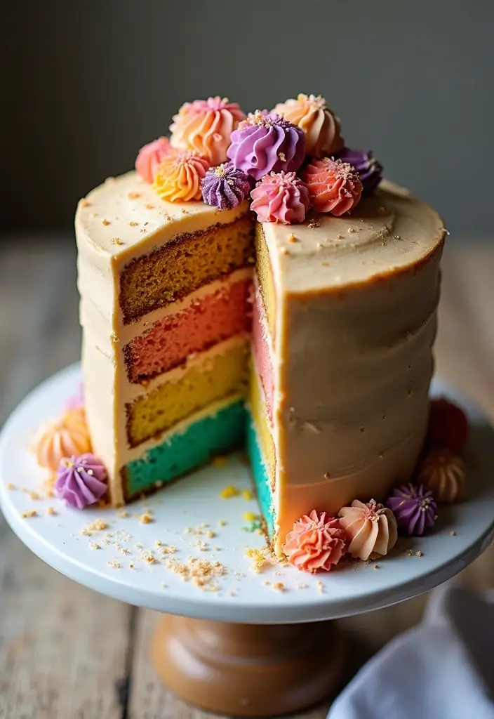 30 Coffee Cake Decoration Ideas That Look Professional 9 30 Coffee Cake Decoration Ideas That Look Professional - 9. Layered Frosting