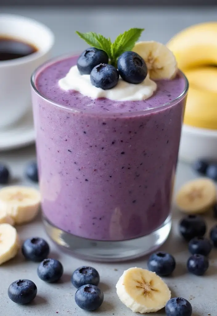 30 Coffee Drink Recipes You’ll Want to Make at Home 10 30 Coffee Drink Recipes You’ll Want to Make at Home - 10. Blueberry Coffee Smoothie