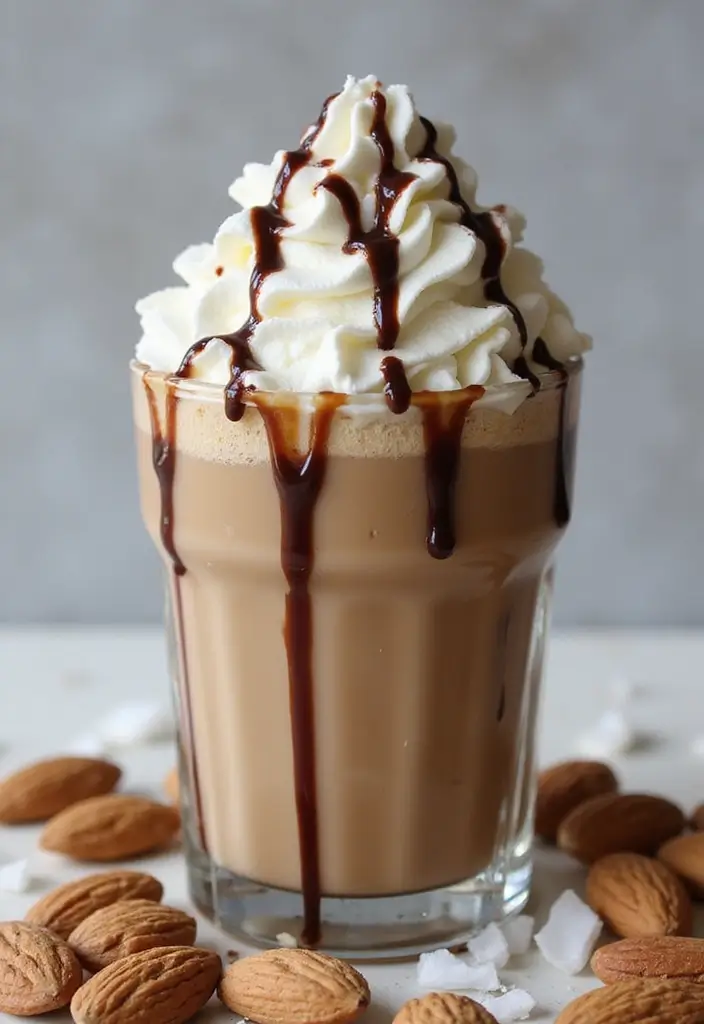 30 Coffee Drink Recipes You’ll Want to Make at Home 11 30 Coffee Drink Recipes You’ll Want to Make at Home - 11. Almond Joy Coffee