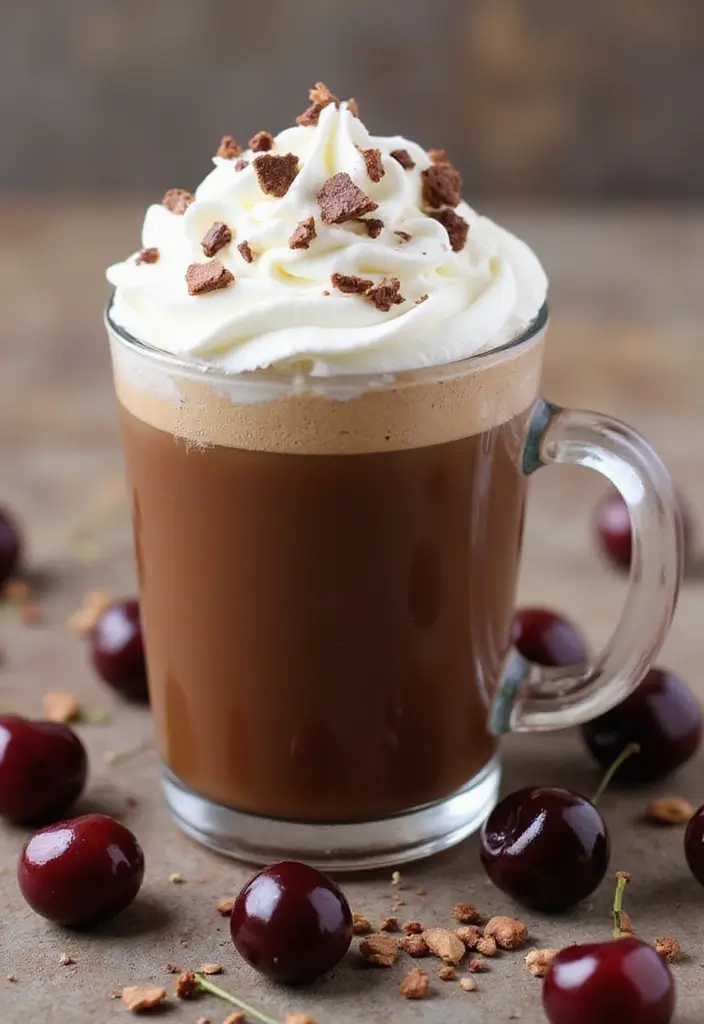 30 Coffee Drink Recipes You’ll Want to Make at Home 12 30 Coffee Drink Recipes You’ll Want to Make at Home - 12. Chocolate Covered Cherry Coffee