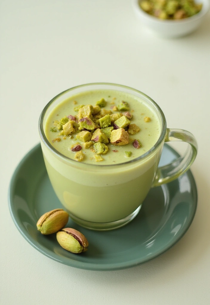 30 Coffee Flavor Ideas That Are Unique and Fun 17 30 Coffee Flavor Ideas That Are Unique and Fun - 17. Pistachio Latte