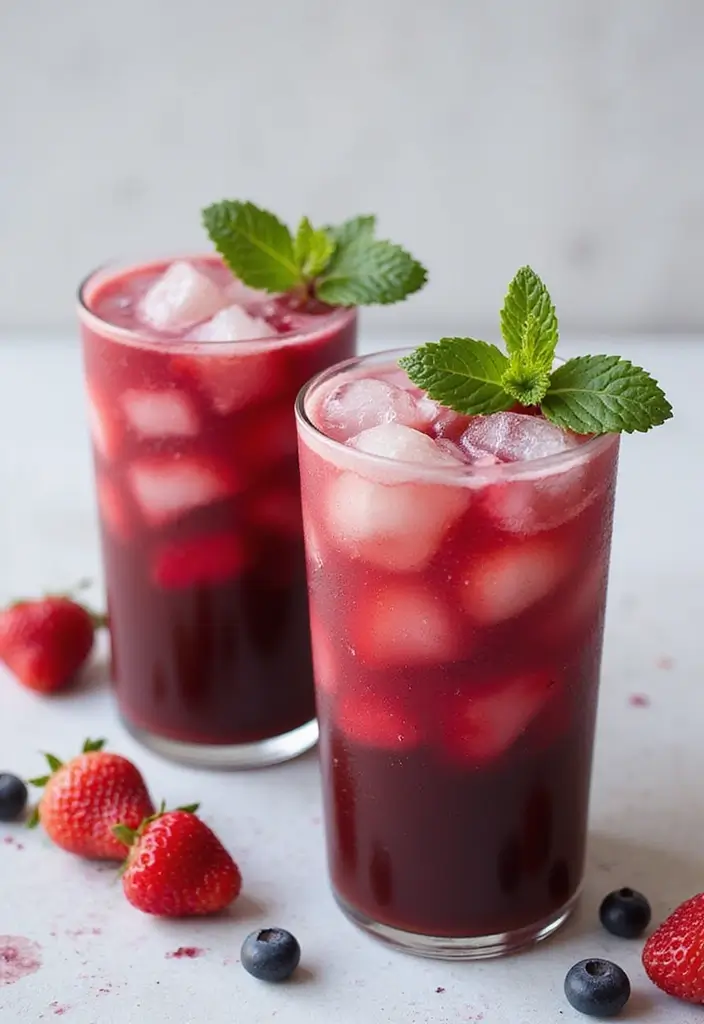 30 Coffee Flavor Ideas That Are Unique and Fun 8 30 Coffee Flavor Ideas That Are Unique and Fun - 8. Berry Blast Iced Coffee