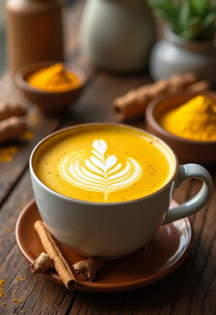 30 Coffee Shop Menu Ideas That Attract Customers 1. Turmeric Golden Milk Latte