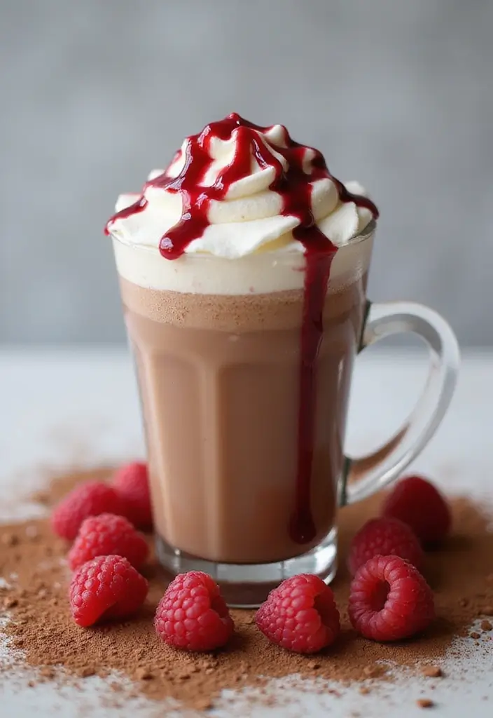30 Coffee Shop Menu Ideas That Attract Customers 15. Raspberry Mocha