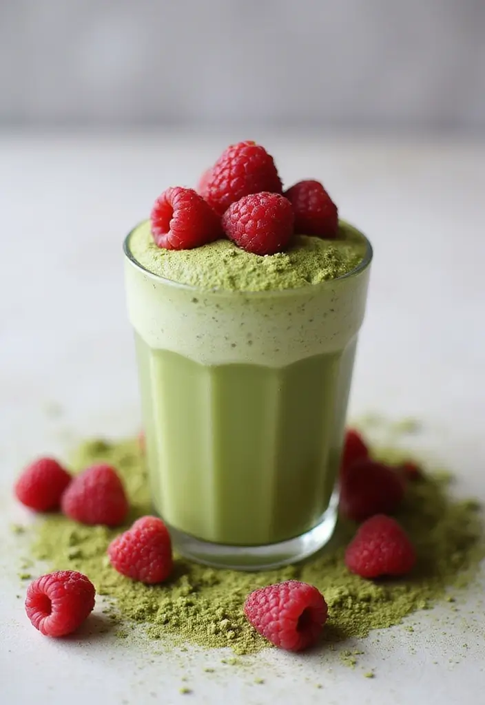 30 Coffee Shop Menu Ideas That Attract Customers 25. Raspberry Matcha Latte