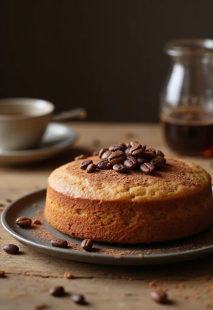 30 Coffee Theme Cake Designs That Look Stunning 1 30 Coffee Theme Cake Designs That Look Stunning - 1. Rustic Coffee Bean Cake