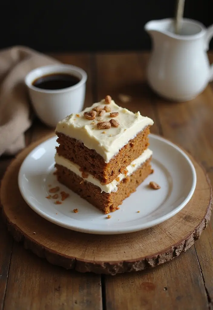 30 Coffee Theme Cake Designs That Look Stunning 12 30 Coffee Theme Cake Designs That Look Stunning - 12. Coffee-infused Carrot Cake