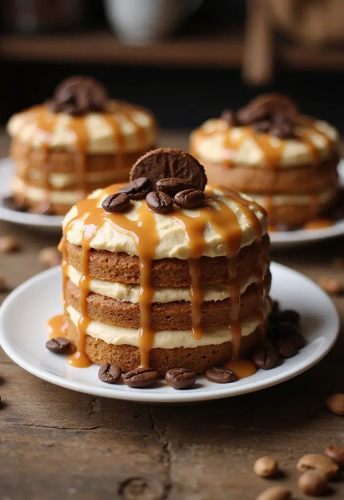 30 Coffee Theme Cake Designs That Look Stunning 5 30 Coffee Theme Cake Designs That Look Stunning - 5. Caramel Macchiato Cake