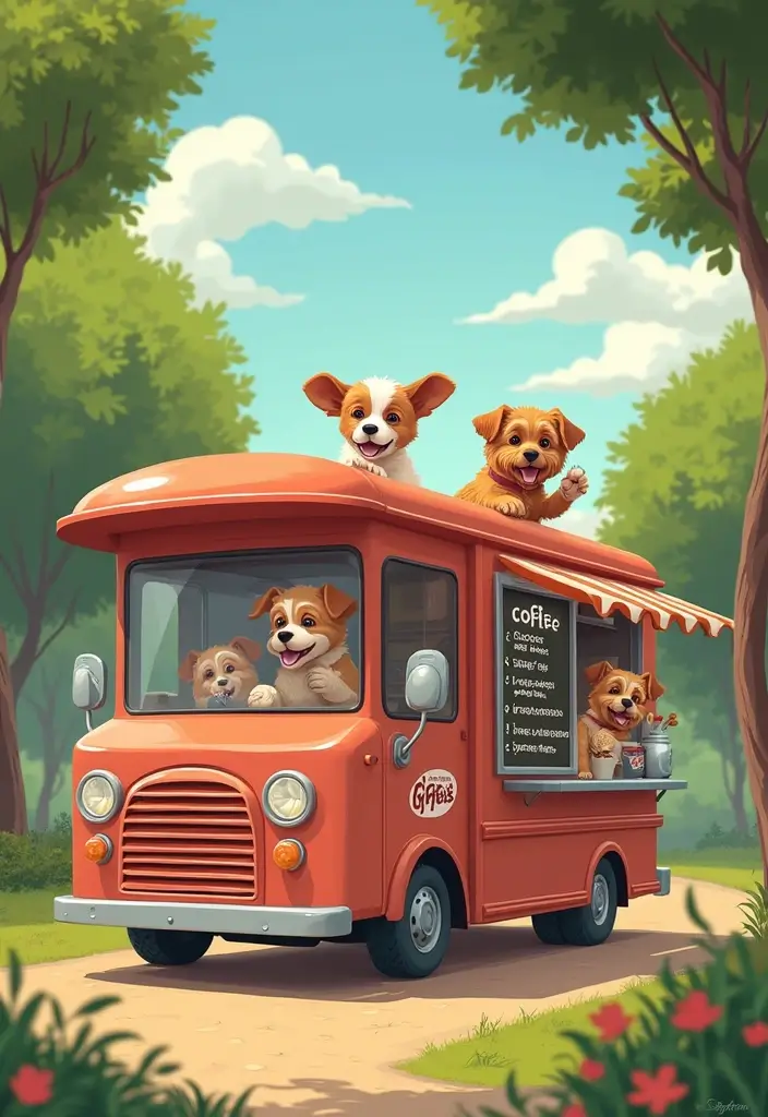 30 Coffee Truck Ideas That Will Kickstart Your Mobile Cafe 13 30 Coffee Truck Ideas That Will Kickstart Your Mobile Cafe - 13. Pet-Friendly Coffee Truck