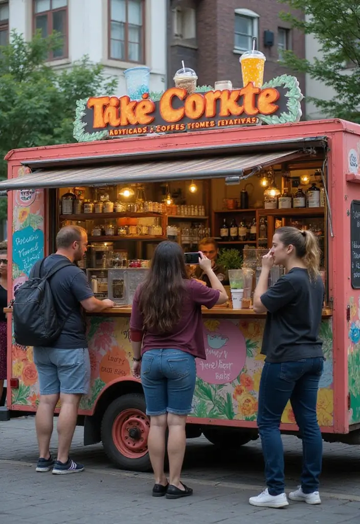 30 Coffee Truck Ideas That Will Kickstart Your Mobile Cafe 19 30 Coffee Truck Ideas That Will Kickstart Your Mobile Cafe - 19. Aesthetic Coffee Truck
