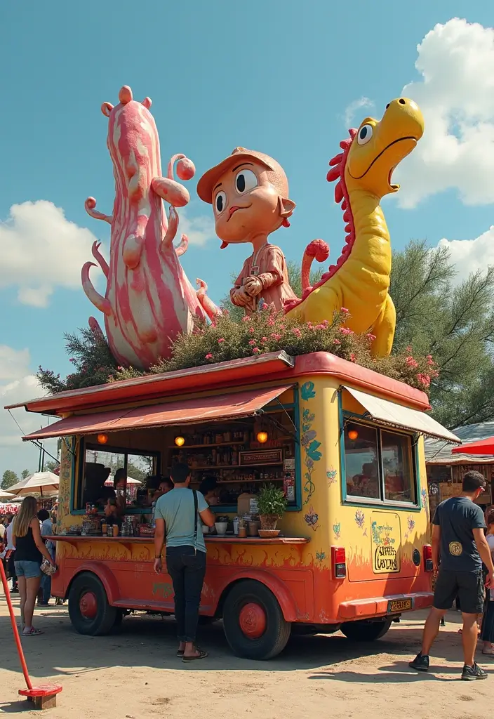 30 Coffee Truck Ideas That Will Kickstart Your Mobile Cafe 23 30 Coffee Truck Ideas That Will Kickstart Your Mobile Cafe - 23. Coffee and Art Installations Truck