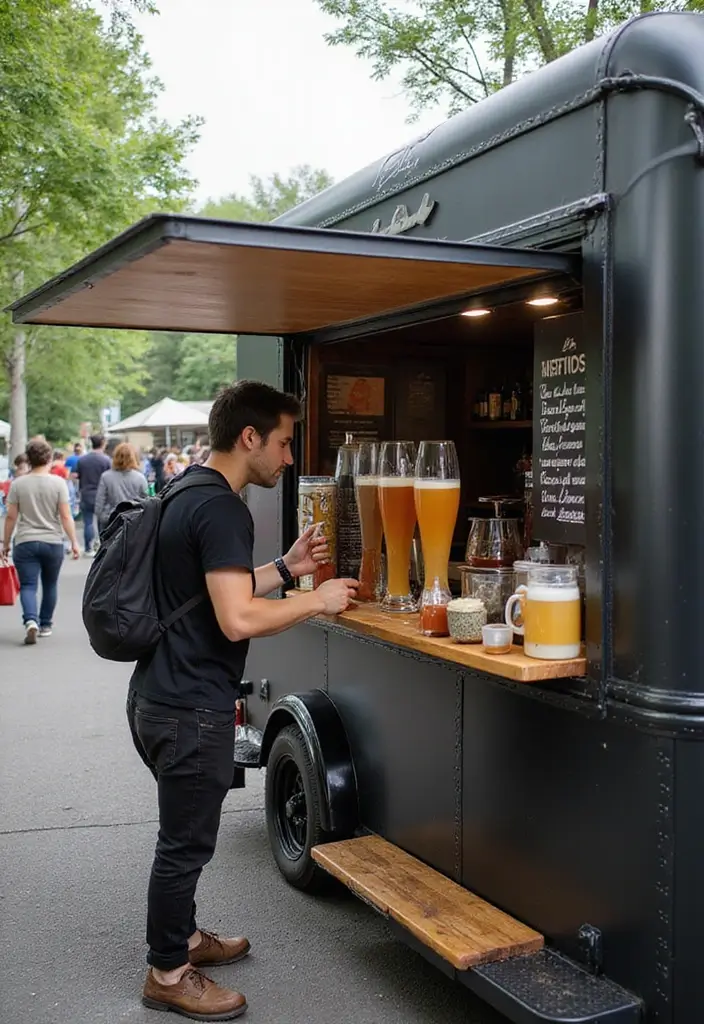 30 Coffee Truck Ideas That Will Kickstart Your Mobile Cafe 27 30 Coffee Truck Ideas That Will Kickstart Your Mobile Cafe - 27. Coffee and Craft Beer Truck