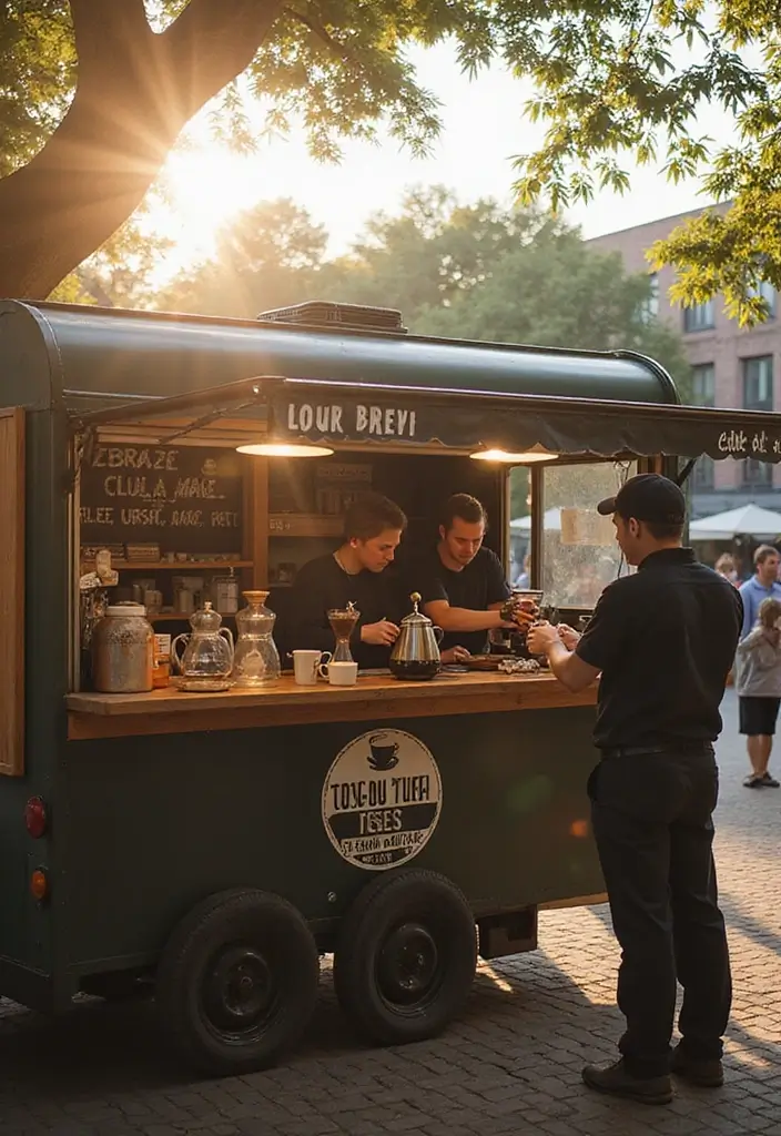 30 Coffee Truck Ideas That Will Kickstart Your Mobile Cafe 6 30 Coffee Truck Ideas That Will Kickstart Your Mobile Cafe - 6. Artisan Coffee Brewing Truck
