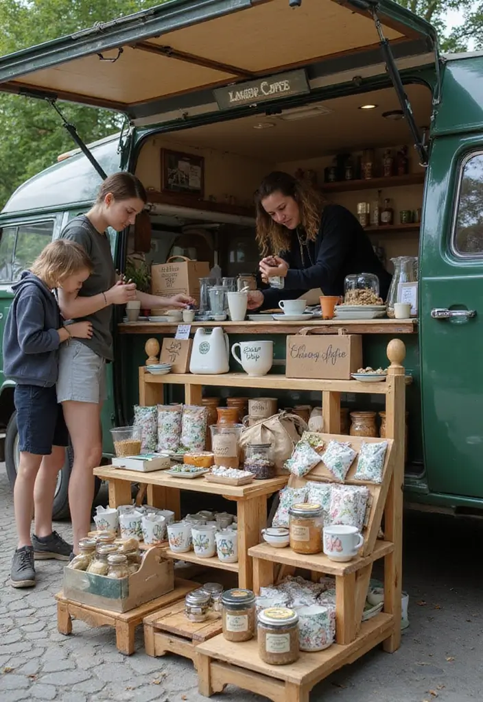 30 Coffee Van Ideas for a Successful Mobile Cafe 17 30 Coffee Van Ideas for a Successful Mobile Cafe - 17. Eco-Friendly Coffee Accessories