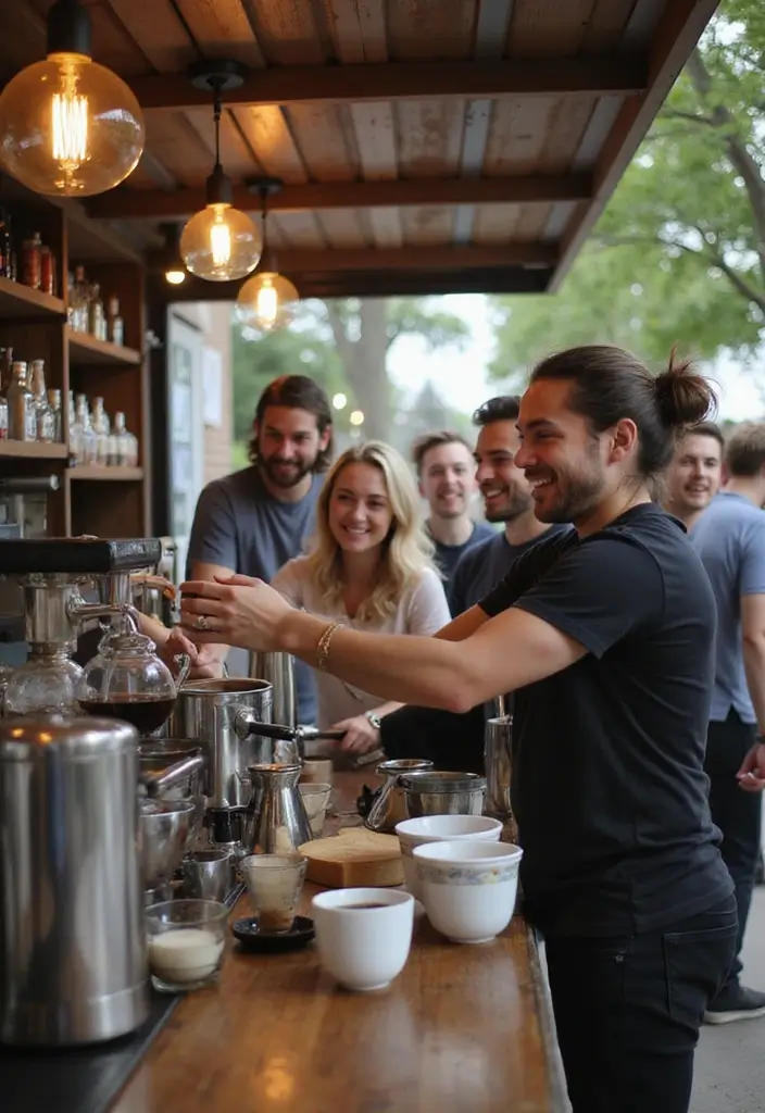 30 Coffee Van Ideas for a Successful Mobile Cafe 21 30 Coffee Van Ideas for a Successful Mobile Cafe - 21. Interactive Coffee Experience