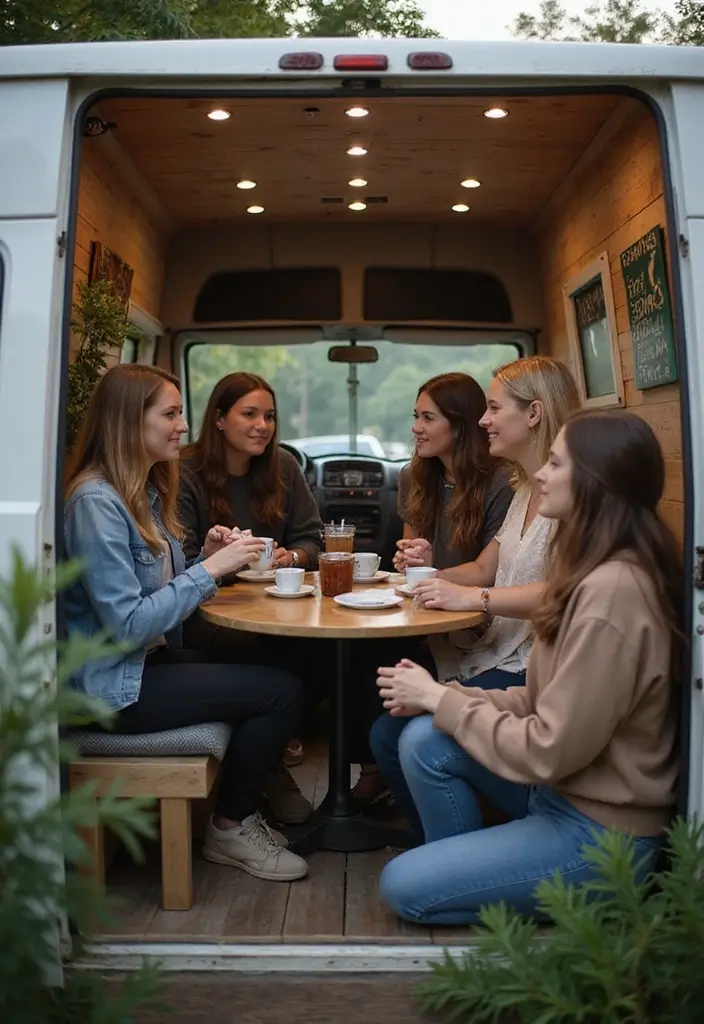 30 Coffee Van Ideas for a Successful Mobile Cafe 9 30 Coffee Van Ideas for a Successful Mobile Cafe - 9. Sustainability Workshops