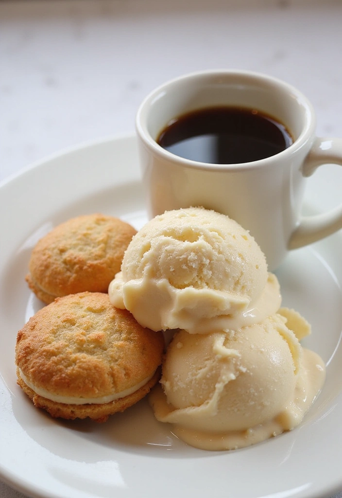 30 Coffee and Dessert Pairings You’ll Want to Try 10 30 Coffee and Dessert Pairings You’ll Want to Try - 10. Affogato and Coconut Macaroons