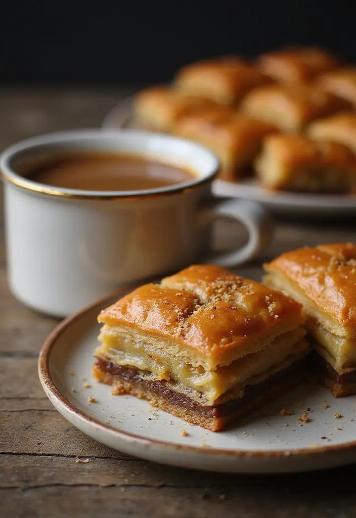 30 Coffee and Dessert Pairings You’ll Want to Try 13 30 Coffee and Dessert Pairings You’ll Want to Try - 13. Turkish Coffee and Baklava