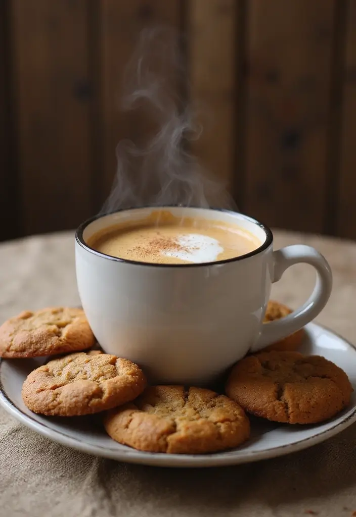 30 Coffee and Dessert Pairings You’ll Want to Try 18 30 Coffee and Dessert Pairings You’ll Want to Try - 18. Pumpkin Spice Latte and Brown Sugar Cookies