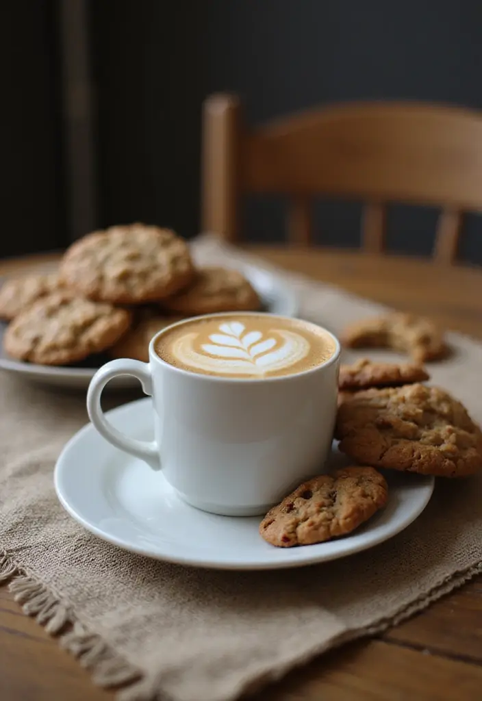 30 Coffee and Dessert Pairings You’ll Want to Try 22 30 Coffee and Dessert Pairings You’ll Want to Try - 22. Caramel Macchiato and Oatmeal Cookies
