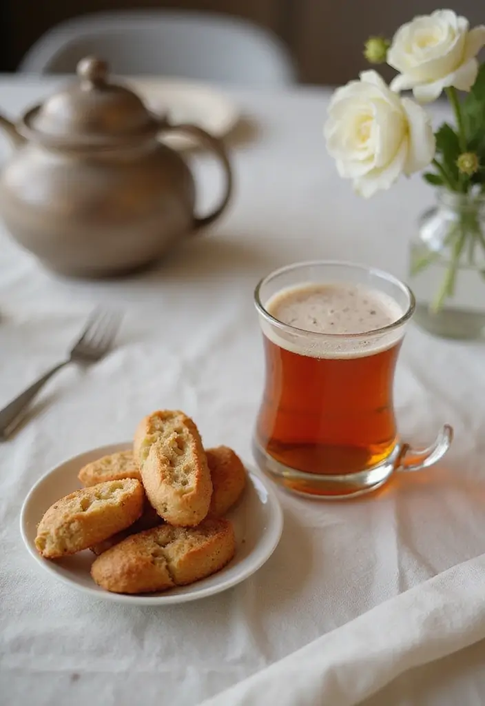 30 Coffee and Dessert Pairings You’ll Want to Try 29 30 Coffee and Dessert Pairings You’ll Want to Try - 29. Irish Breakfast Tea and Biscotti