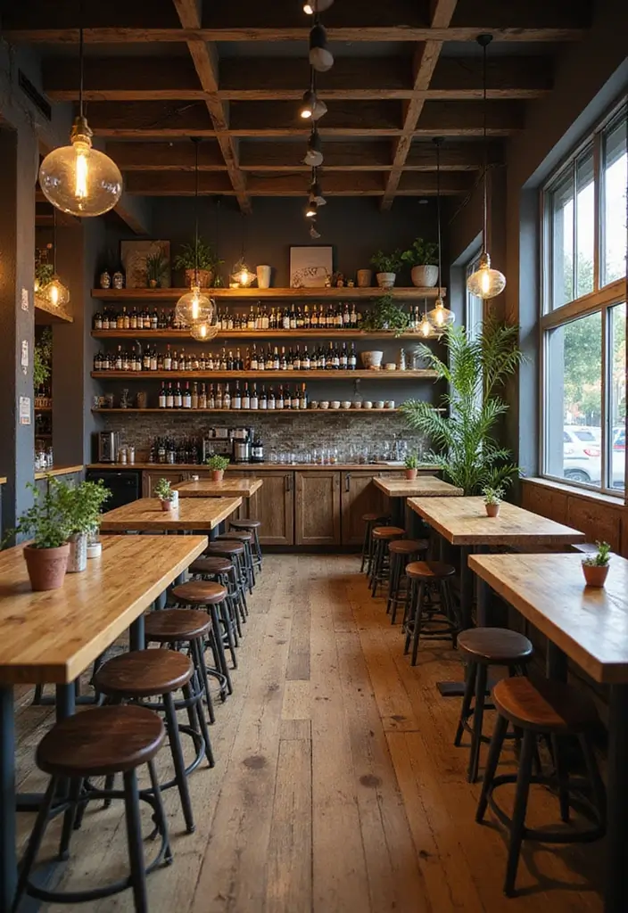 30 Coffee and Wine Bar Ideas That Feel Cozy and Chic 1 30 Coffee and Wine Bar Ideas That Feel Cozy and Chic - 1. Rustic Wooden Accents