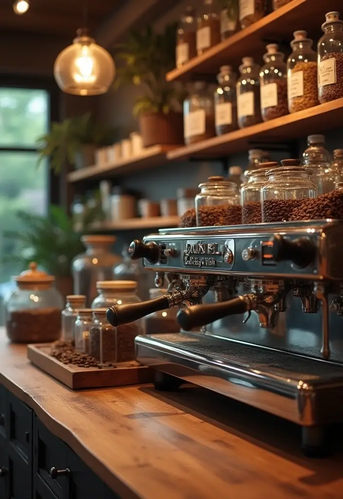 30 Coffee and Wine Bar Ideas That Feel Cozy and Chic 4 30 Coffee and Wine Bar Ideas That Feel Cozy and Chic - 4. Artisan Coffee Stations