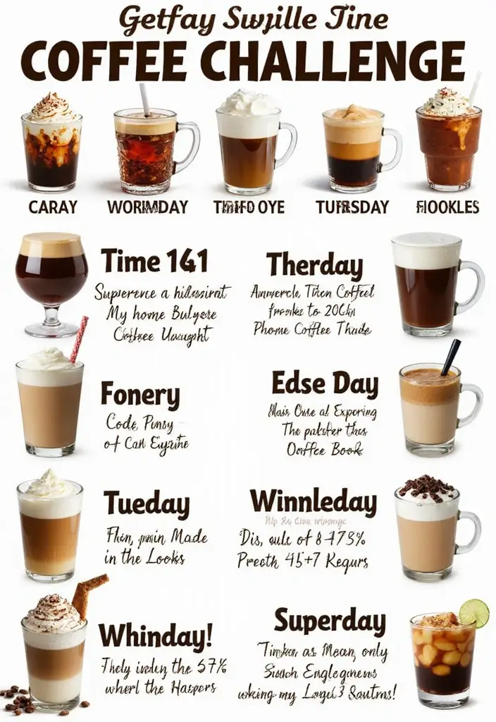 30 Creative Coffee Insta Story Ideas to Inspire Your Feed 20 30 Creative Coffee Insta Story Ideas to Inspire Your Feed - 20. Coffee Challenge Days