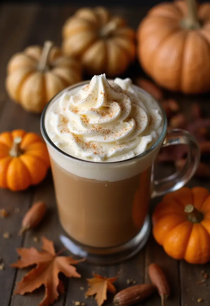 30 Fall Coffee Drinks That Feel Cozy and Seasonal 15 30 Fall Coffee Drinks That Feel Cozy and Seasonal - 15. Coffee with Pumpkin Whipped Cream