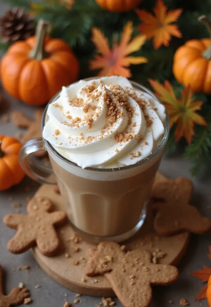 30 Fall Coffee Drinks That Feel Cozy and Seasonal 6 30 Fall Coffee Drinks That Feel Cozy and Seasonal - 6. Gingerbread Latte