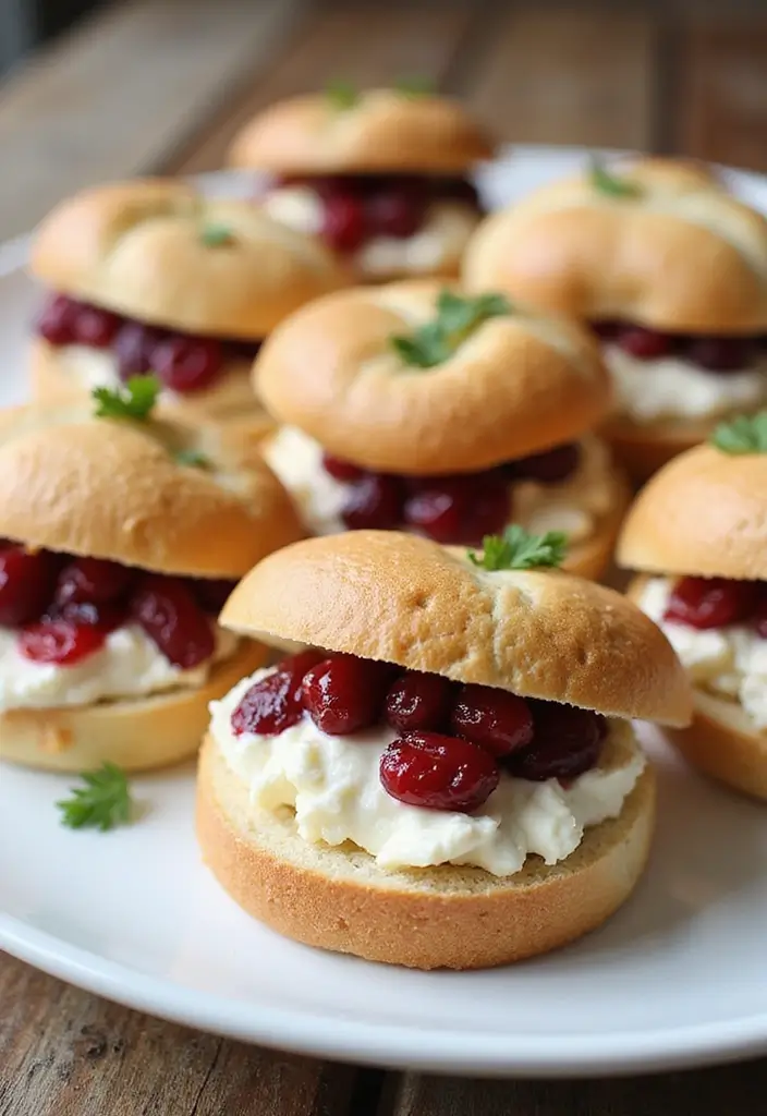 30 Finger Sandwiches for Tea Party That Guests Will Love 19 30 Finger Sandwiches for Tea Party That Guests Will Love - 19. Brie and Cranberry Sandwiches