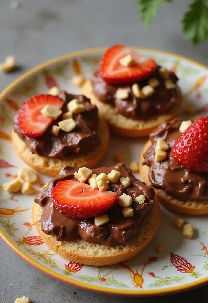 30 Finger Sandwiches for Tea Party That Guests Will Love 26 30 Finger Sandwiches for Tea Party That Guests Will Love - 26. Chocolate Hazelnut Spread Sandwiches