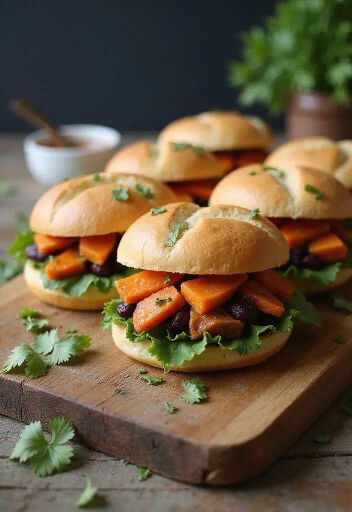 30 Finger Sandwiches for Tea Party That Guests Will Love 28 30 Finger Sandwiches for Tea Party That Guests Will Love - 28. Sweet Potato and Black Bean Sandwiches