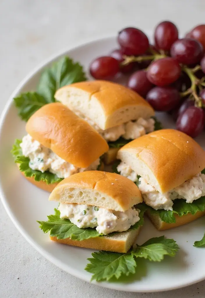 30 Finger Sandwiches for Tea Party That Guests Will Love 4 30 Finger Sandwiches for Tea Party That Guests Will Love - 4. Chicken Salad Sandwiches