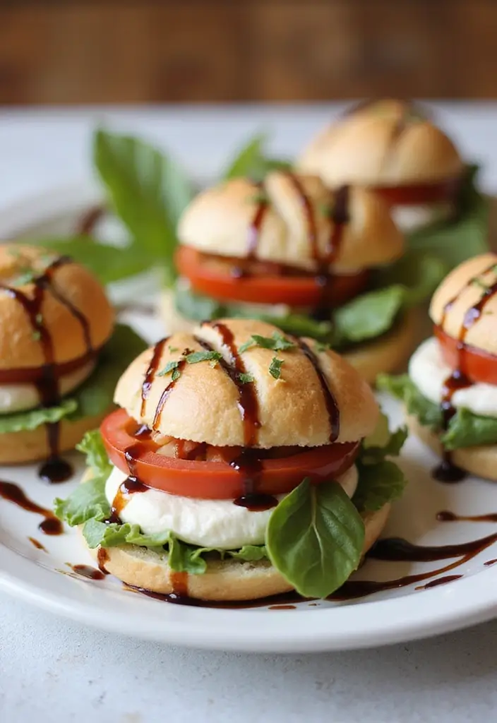 30 Finger Sandwiches for Tea Party That Guests Will Love 7 30 Finger Sandwiches for Tea Party That Guests Will Love - 7. Caprese Sandwiches